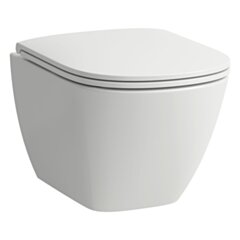 LAUFEN LUA Miska WC podwieszana krótka, Rimless, wersja ADVANCED  Biały LCC CR-H8200834000001
