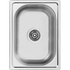Kuchinox MINI zlew stal wpuszczany 480x350x195 gładki SKM_010T