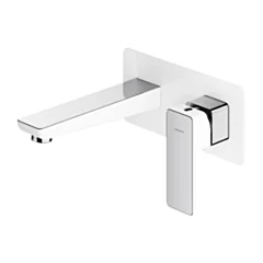 Omnires PARMA bateria umywalkowa podtynkowa, chrom/biały połysk PM7415CRB