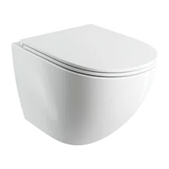 Omnires OTTAWA COMFORT miska toaletowa wisząca z deską wolnoopadającą, 54 x 37 cm, biały połysk OTTAWACMWBP