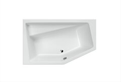 Excellent Vesper wanna narożna 160X100 cm lewa, bialy połysk WAEX.VEL16WH