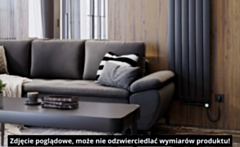 Luxrad Solis podwójny Grzejnik elektryczny 1800x445 biały SOLP18004459003ERG
