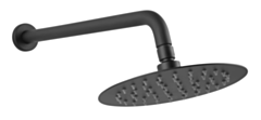 FERRO Zestaw natryskowy z deszczownią 200 mm slim, czarny w FE-NPT11BL