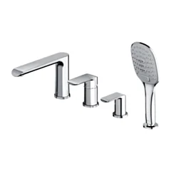 Omnires SACRAMENTO bateria wannowa 4-otworowa, chrom połysk SC2332XCR