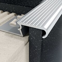 Excellent Profil Z schodowy 10 mm, długość 300 cm aluminiowy, surowy LIPBASE.300
