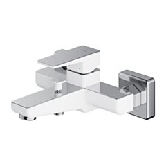Omnires PARMA bateria wannowa, chrom/biały połysk PM7430CRB