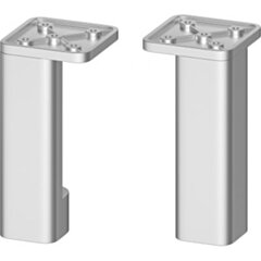 CERSANIT NOGI MEBLOWE CITY SREBNY MAT 2 SZTUKI SZC-C S599-0162