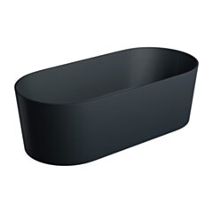 Omnires OVO M+ wanna wolnostojąca, 160 x 75 cm, black lava mat OVOWWBLV