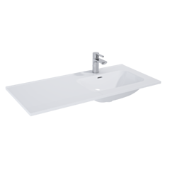 ELITA UMYWALKA SKAPPA 100 PRAWA (60+40) CERAM WHITE HG( ELITA 145945) SZE-RE041005068060