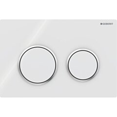 GEBERIT Przycisk WC Omega20 biały-chrom bł.-biały okrągły GEB-115.085.KJ.1