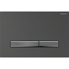 GEBERIT Przycisk uruchamiający Geberit Sigma50, przedni, czarny chrom, przyciski: czarny chrom GEB-115.671.QD.2