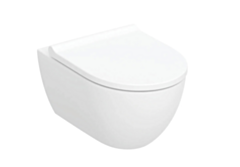 GEBERIT Geberit Acanto Zestaw wiszącej miski WC, lejowa, B36cm, H38.5cm, T53cm, ukryte mocowania, z techniką GEB-502.774.00.1