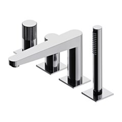 WYPRZEDAŻ - Omnires CONTOUR BATERIA WANNOWA 4-OTWOROWA CHROM CT8032CR