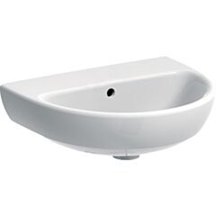 GEBERIT Geberit Selnova Umywalka kompaktowa, B50cm, H18cm, T41cm, z przelewem, bez otworu na baterię KOŁO M31050000 GEB-500.294.01.7