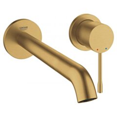 GROHE bateria umywalkowa 2 - otw.ścienna ESSENCE New elem. nadtynkowy złoty zam.29193GN1 GR - 19967GN1