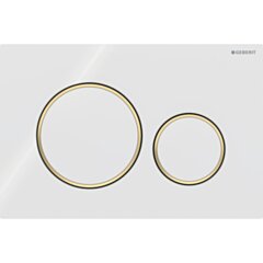 GEBERIT Przycisk stelaży SIGMA 20 biały-złoty-biały GEB-115.882.KK.1