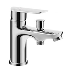 Laveo Bateria wannowo-prysznicowa nawannowa chrom Appia BLP_01JD