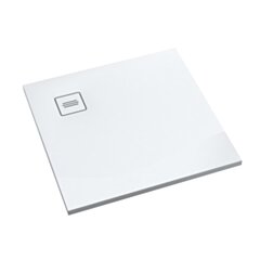 Schedline Brodzik kompozytowy Stabilsound Plus® Protos Smooth White 90x90x3,5 cm, kwadratowy, Gwarancja 15 lat
