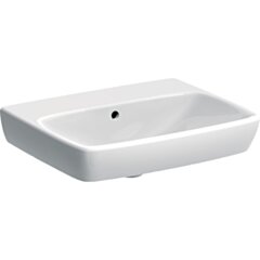 GEBERIT Geberit Selnova Square Umywalka, B55cm, H17.5cm, T44cm, z przelewem, bez otworu na baterię KOŁO M31056000 GEB-500.291.01.7