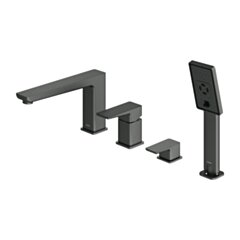 Omnires PARMA bateria wannowa 4-otworowa, grafit szczotkowany PM7432GR