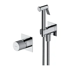 Omnires CONTOUR system bidetowy podtynkowy, chrom połysk SYSCTBI1CR