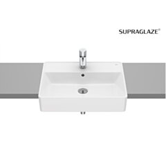 ROCA GAP Umywalka półblatowa 55x42 cm Supraglaze® CR-A3270YGS00