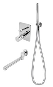 Fdesign Zestaw podtynkowy natryskowo – wannowy FD1-MDR-7PSET1-11