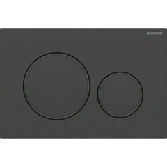 GEBERIT Przycisk stelaży SIGMA 20 czarny mat- czarny poł -czary mat GEB-115.882.16.1