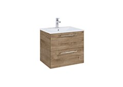 ROCA ROMA Szafka łazienkowa 60 cm z 2 szufladami, do kompletacji z umywalką Hebe, dąb Canela(nr elita 169130 ) CR-A857949808
