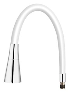 FERRO ELASTICO II wylwka do baterii zlewozmywakowej, biała FE-W101W-B
