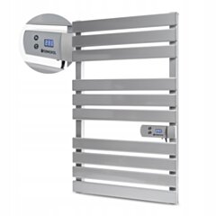 GRZEJNIK ŁAZIENKOWY SREBRNY elektryczny MOC 500W 3512