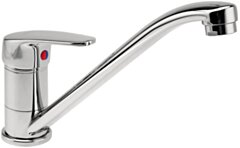 FERRO SMILE bateria zlewozmywakowa 1 - otw. chrom FE - BSM4