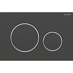 GEBERIT Przycisk stelaży SIGMA 20 czarny mat - chrom -czarny mat GEB-115.882.14.1