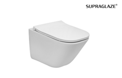 ROCA GAP SQUARE COMPACTO Miska WC podwieszana Rimless 48 cm Supraglaze® CR-A34647AS00