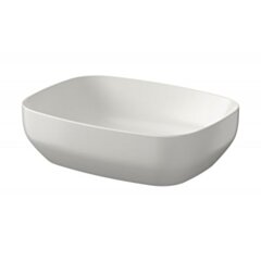 CERSANIT UMYWALKA NABLATOWA LARGA PROSTOKĄTNA (50X38) JASNOSZARY MAT   W UM-L K677-059