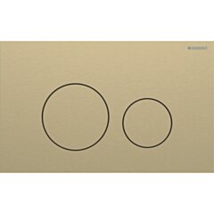 GEBERIT Przycisk Geberit Sigma40, przedni, stal nierdzewna mosiądz, okrągły GEB-115.628.QF.1
