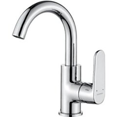 Kuchinox DIMA Bateria umywalkowa stojąca z ruchomą wylewką U chrom BQD_028D