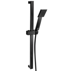 FERRO Zestaw natryskowy SINUS przesuwny 1F, czarny FE-N170BL-B