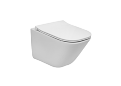 ROCA GAP SQUARE COMPACTO ZESTAW Miska wc podwieszana Rimless + deska wolnoopadająca slim duroplast CR-A34H473000