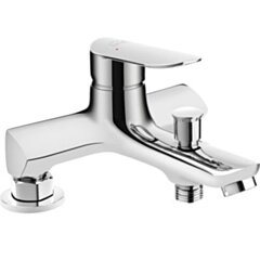 Laveo Bateria wannowo-prysznicowa nawannowa chrom Appia BLP_015D