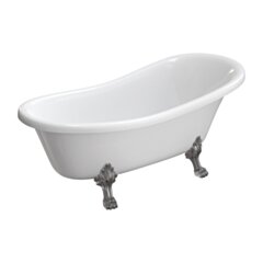 Omnires ATENA COMFORT M+ wanna wolnostojąca, 168 x 76 cm, biały połysk ATENA168BP