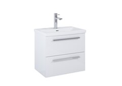 ROCA KWADRO Szafka łazienkowa 60 cm z 2 szufladami, do kompletacji z umywalką Hebe, biały połysk(nr elita 166712 ) CR-A857969806