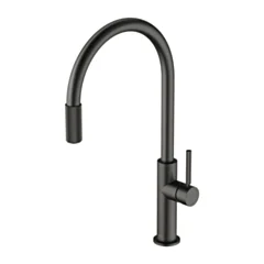 Omnires SWITCH bateria kuchenna z zestawem filtrującym, grafit szczotkowany SW9057-FD1GR