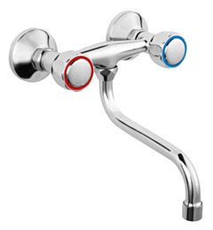 FERRO STANDARD bateria zlewozmywakowa ściana chrom FE - BST5