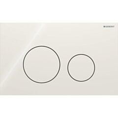 GEBERIT Przycisk Geberit Sigma40, przedni, szkło piaskowy szary, okrągły GEB-115.628.JL.1