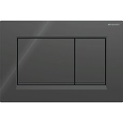 GEBERIT Przycisk stelaży SIGMA 20 czarny-czarny mat-czarny prostokątny GEB-115.883.DW.1