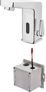 Deante Sensor Bateria umywalkowa bezdotykowa z regulacją temperatury - 4xAA BCH_029R