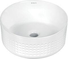Deante Silia Hexa Umywalka ceramiczna nablatowa asymetryczna CDX_6U3S