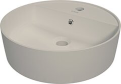 Deante Round Umywalka ceramiczna nablatowa z miejscem na baterię CGR_5U4B