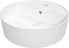 Deante Round Umywalka ceramiczna nablatowa z miejscem na baterię CGR_6U4B